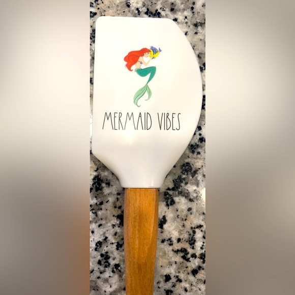 Disney Little Mermaid Spatula X Rae Dunn Mermaid Vibes - Picture 7 of 10